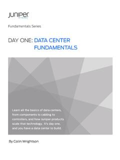 Day One: Data Center Fundamentals - Juniper