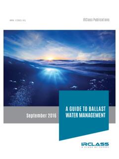 A GUIDE TO BALLAST WATER MANAGEMENT