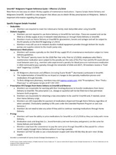 Smart90 Walgreens Program Reference Guide