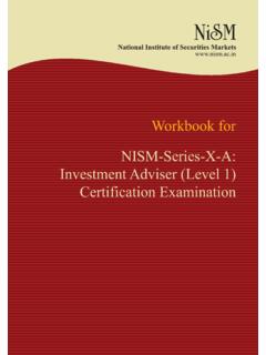 NISM-Series-X-A-Investment Adviser (Level 1) Certification ...
