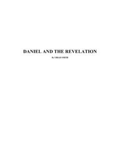DANIEL AND THE REVELATION