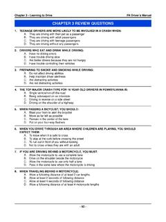 CHAPTER 3 REVIEW QUESTIONS - dot.state.pa.us