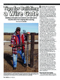 Tips for Building a Wire Gate - Angus Journal