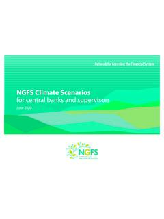 NGFS Climate Scenarios for central banks and supervisors