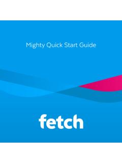 Mighty Quick Start Guide - Fetch TV