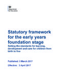 Statutory framework for the early years foundation stage