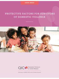 PROTECTIVE FACTORS FOR SURVIVORS OF DOMESTIC …
