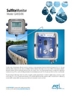 SulfiteMonitor - Gas Monitors and Water Quality …