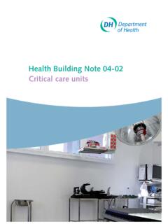 Critical care units - NHS England