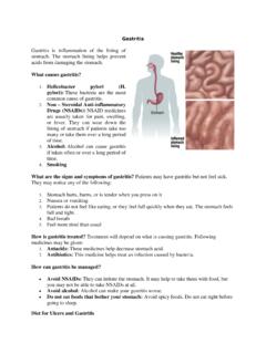 Gastritis - mspcindia.org
