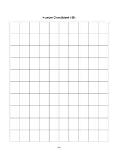 Number Chart (blank 100) - Nova Scotia Department of …