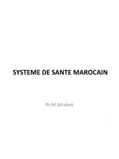 SYSTEME DE SANTE MAROCAIN - fmp.um5.ac.ma