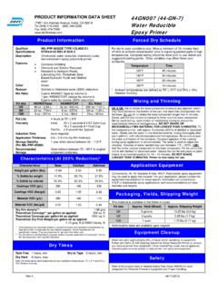 PRODUCT INFORMATION DATA SHEET 44GN007 …