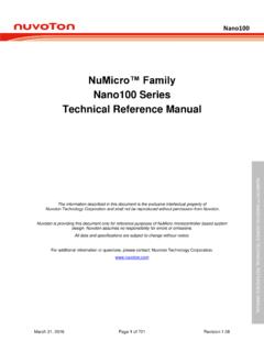 NuMicro™ Family - Microcontroller (MCU)|M0 |M4