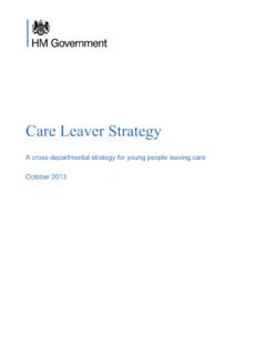 Care Leavers Strategy - GOV.UK
