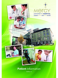 Patient Information - Mercy University Hospital, …