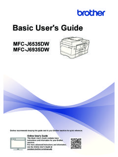 Basic User's Guide MFC-J6935DW MFC-J6535DW