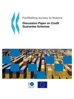 Discussion Paper on Credit Guarantee Schemes - OECD.org