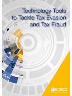 Technology Tools to Tackle Tax Evasion and Tax Fraud