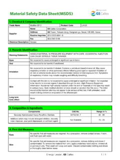 Material Safety Data Sheet(MSDS) - vnsourcing.com.vn