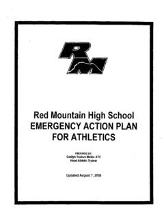 Red Mountain High School .. &#183; EMERGENCY ACTION PLAN …