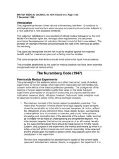 The Nuremberg Code (1947) - media.tghn.org