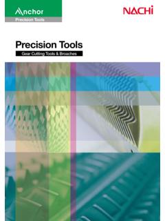 Precision Tools - NACHI