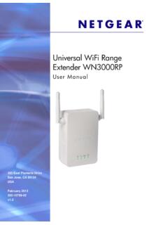 Universal WiFi Range Extender WN3000RP - Netgear