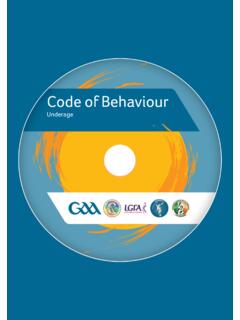 Code of Behaviour - GAA