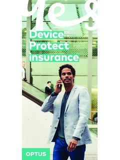 Device Protect insurance - Optus
