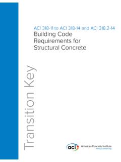 ACI 318-11 to ACI 318-14 and ACI 318.2-14 Building Code ...