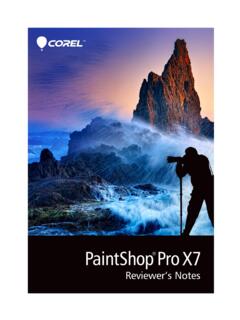 PaintShop Pro X7 Reviewer s Notes - Corel Corporation