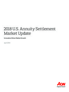 2018 U.S. Annuity Settlement Market Update - …