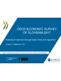 OECD ECONOMIC SURVEY OF SLOVENIA 2017