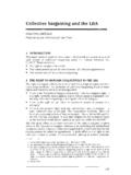 Collective bargaining and the LRA - SAFLII