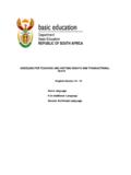 GUIDELINE FOR TEACHING AND WRITING ... - KZN …