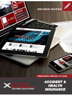 ACCIDENT &amp; HEALTH INSURANCE