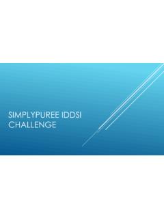 SimplyPuree IDDSI Challenge - Hospital Caterers