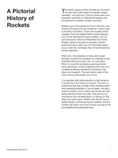 Rockets Guide - A Pictoral History of Rockets - NASA