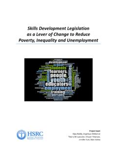 Skills Development Legislation as a Lever of Change to ...