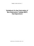 Guidebook for the Fabrication of Non-Destructive Testing ...