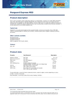 Technical Data Sheet - Jotun