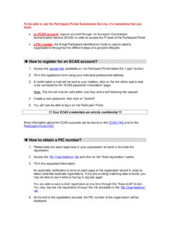 &#206; How to register for an ECAS account? - European Commission
