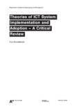 Theories of ICT System - Aalto University Learning …