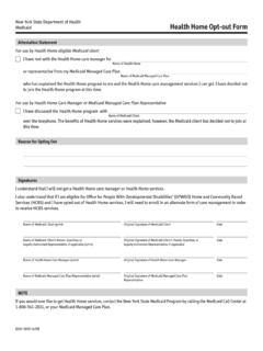 Health Home Opt-out Form