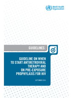 GUIDELINES GUIDELINE ON WHEN TO START …