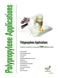 Polypropylene Applications - e-tdp.com