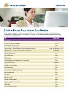 Guide to Record Retention for Auto Dealers