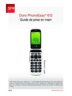 Doro PhoneEasy 612 - SFR