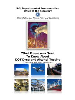 What Employers Need To Know About DOT Drug and …